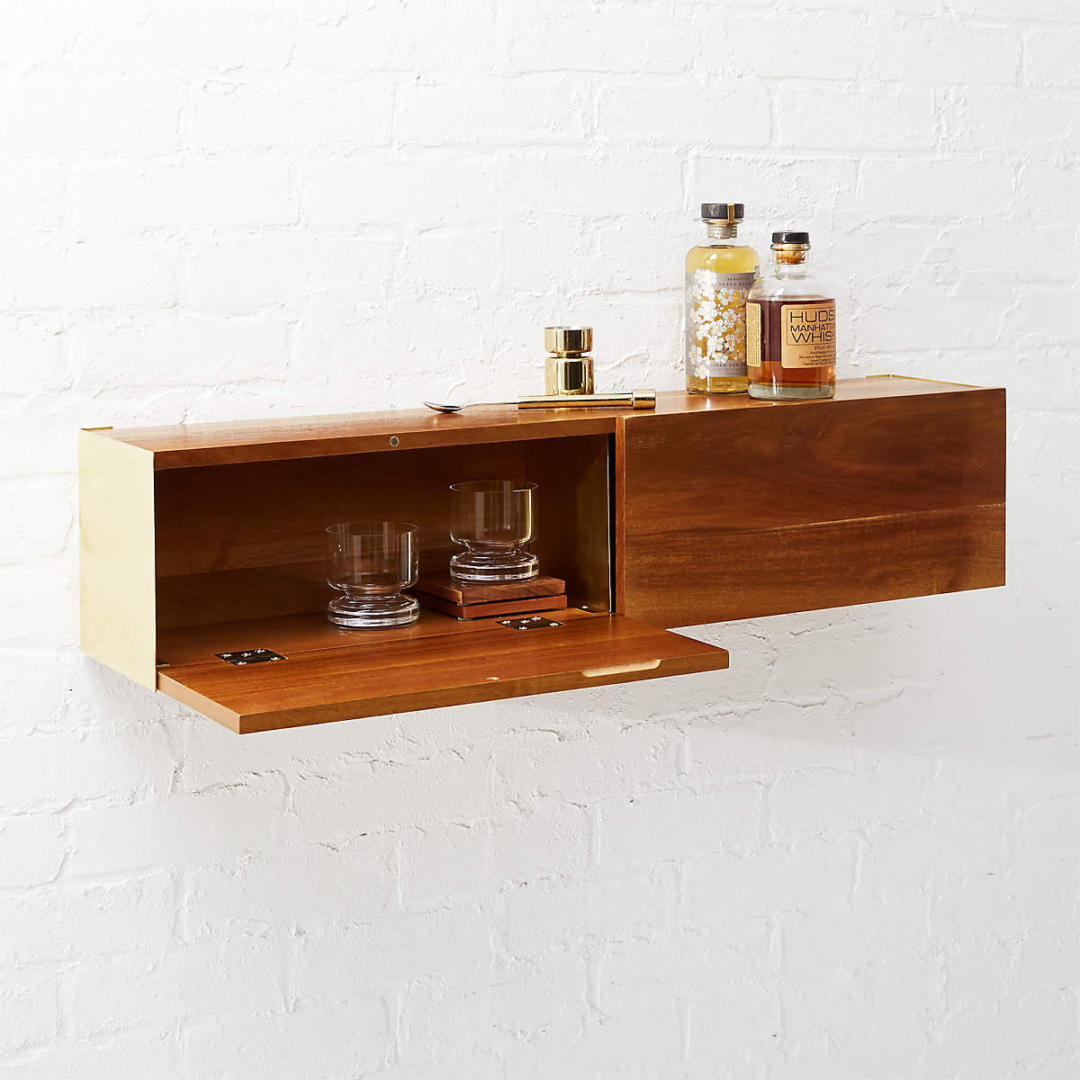 Hide N Seek Acacia Wood Storage Shelf thumbnail 4