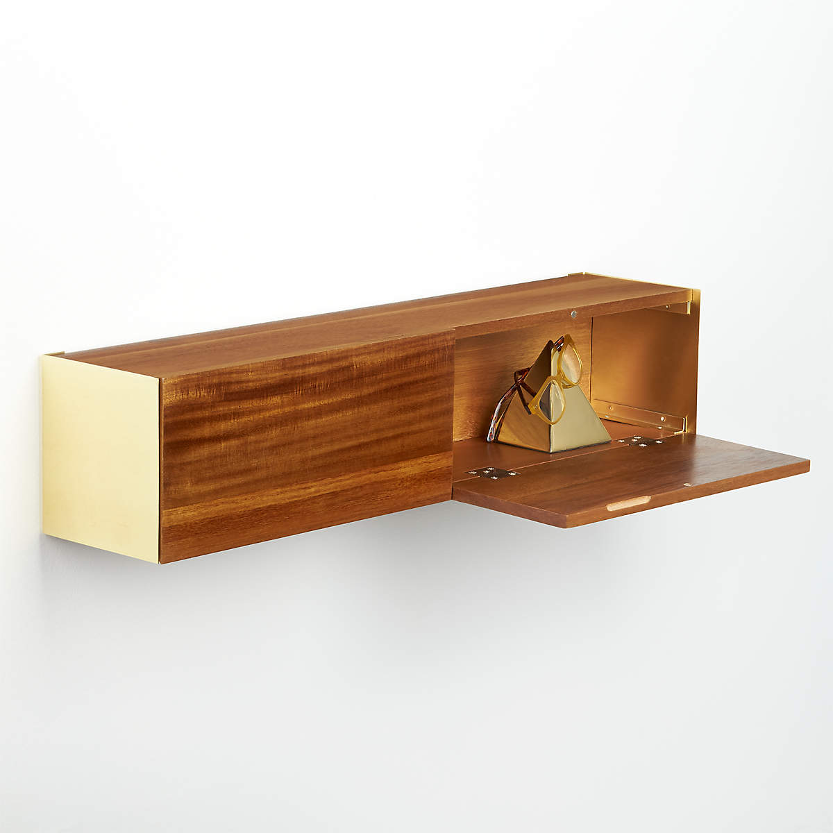 Hide N Seek Acacia Wood Storage Shelf thumbnail 5