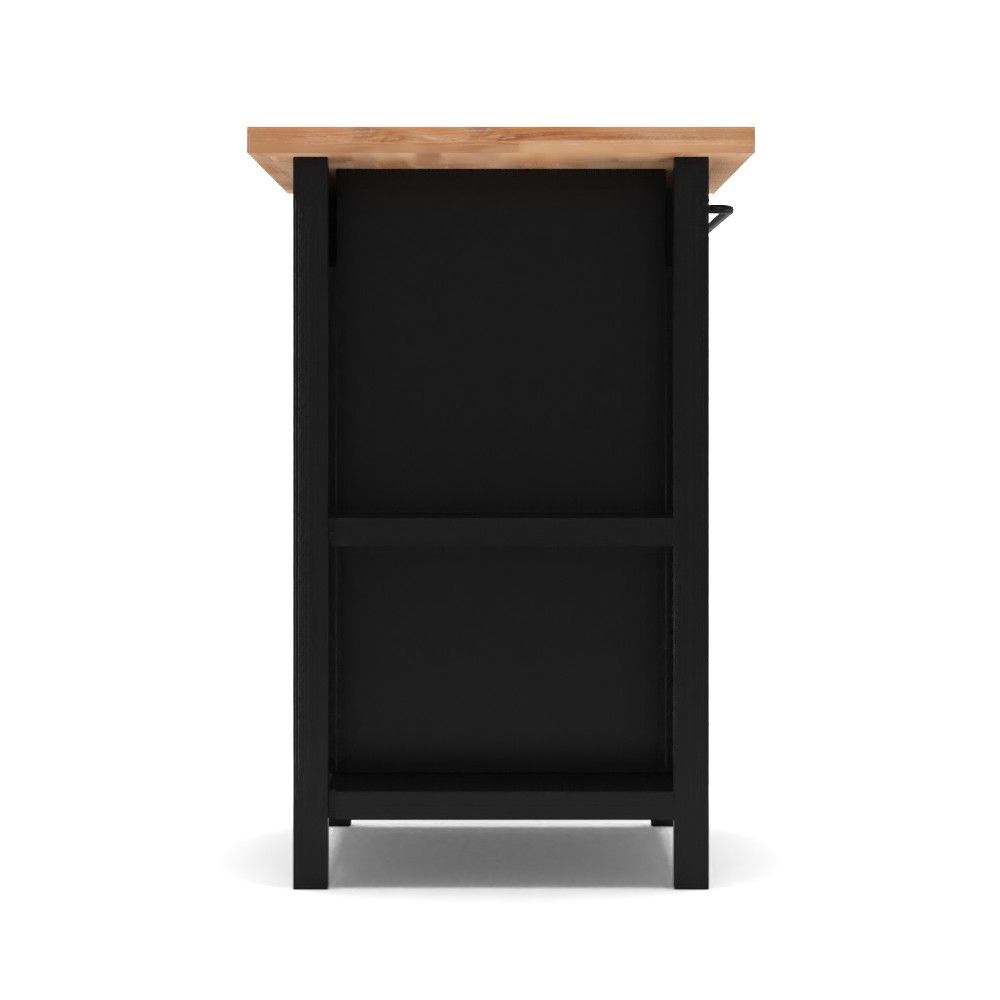 Kleidman Kitchen Island with Solid Wood Top thumbnail 2