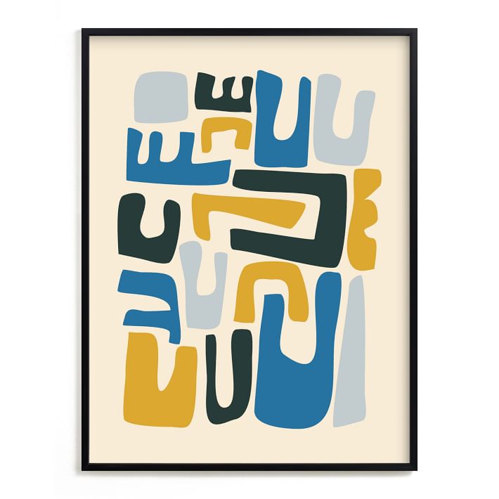 Minted for West Elm Ocean Day With Frame thumbnail 2