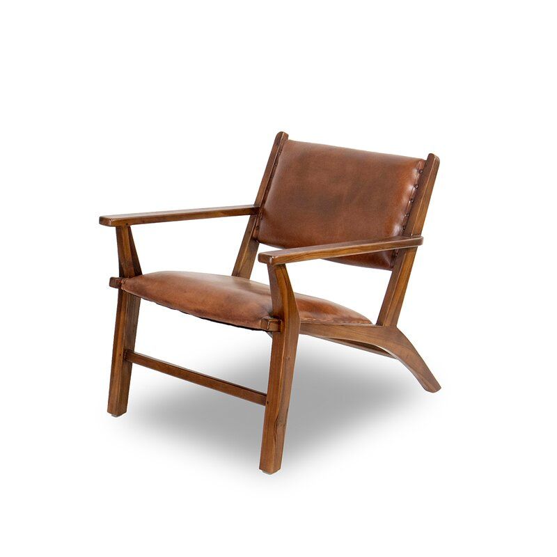Williamsen Genuine Leather Full Grain Leather Armchair thumbnail 3