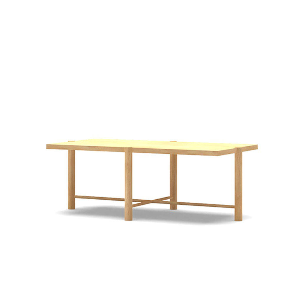 Jo Rectangular Wood Coffee Table thumbnail 2