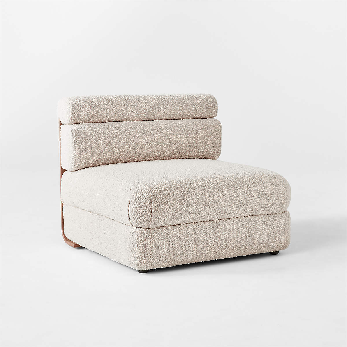 Imbu Boucle Armless Chair thumbnail 3