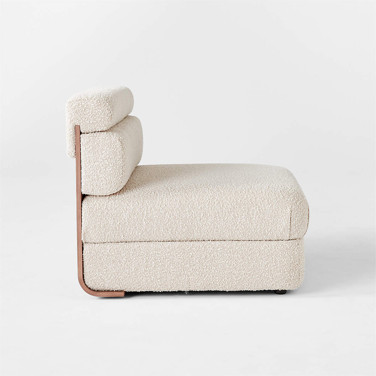 Imbu Boucle Armless Chair thumbnail 4