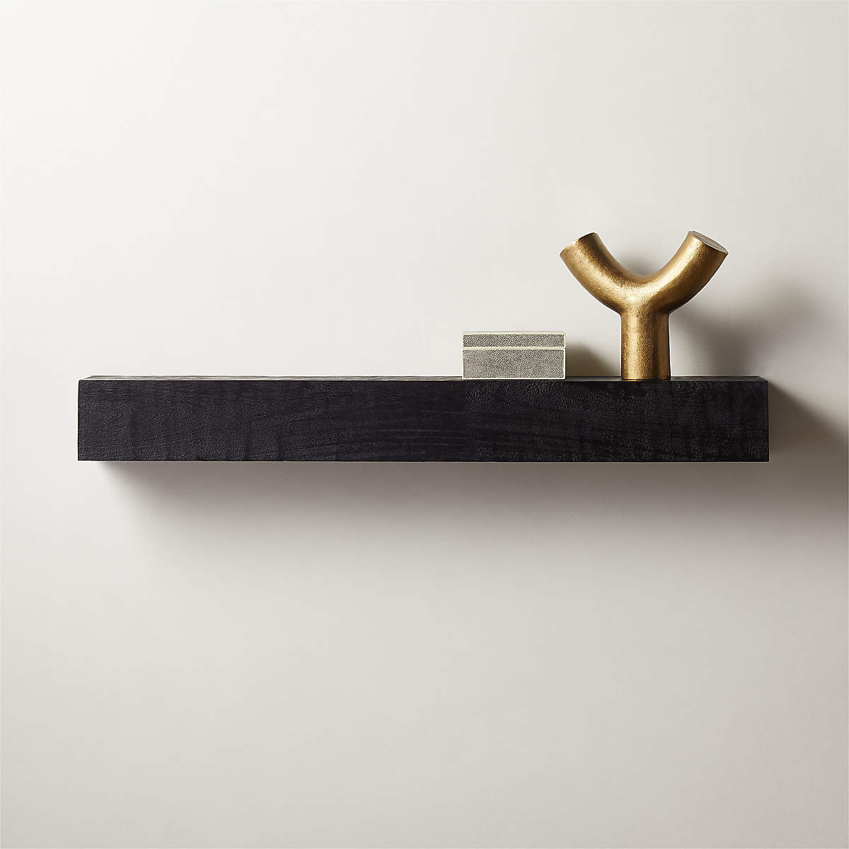 Caia Black Mantel Shelf thumbnail 4