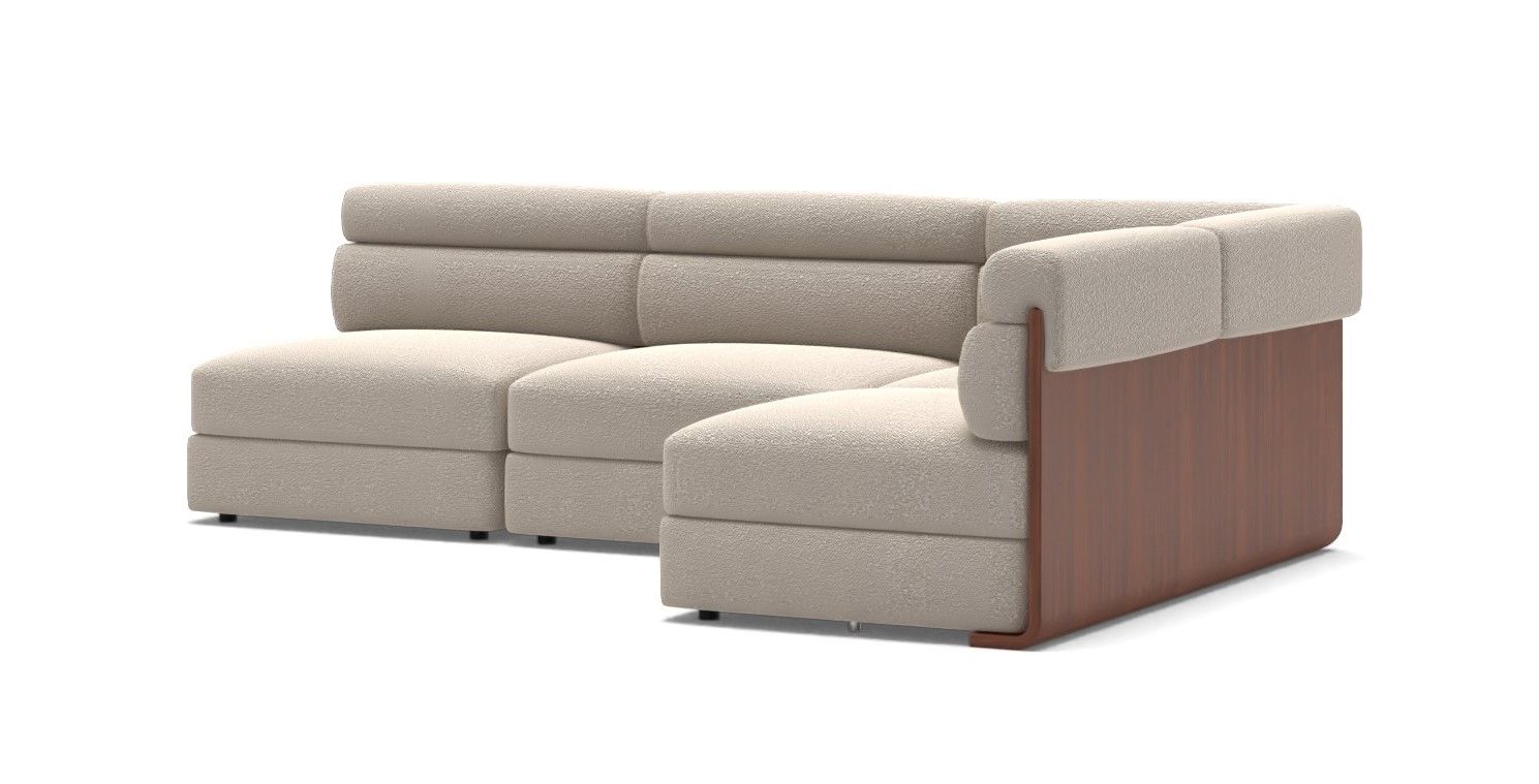 Imbu Boucle 4 Piece Sectional thumbnail 3