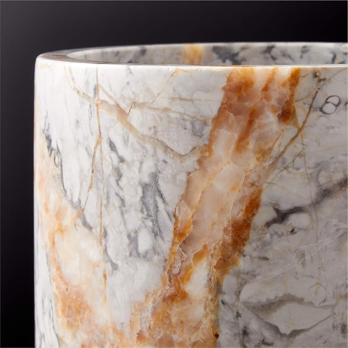 White Marble Planter thumbnail 3