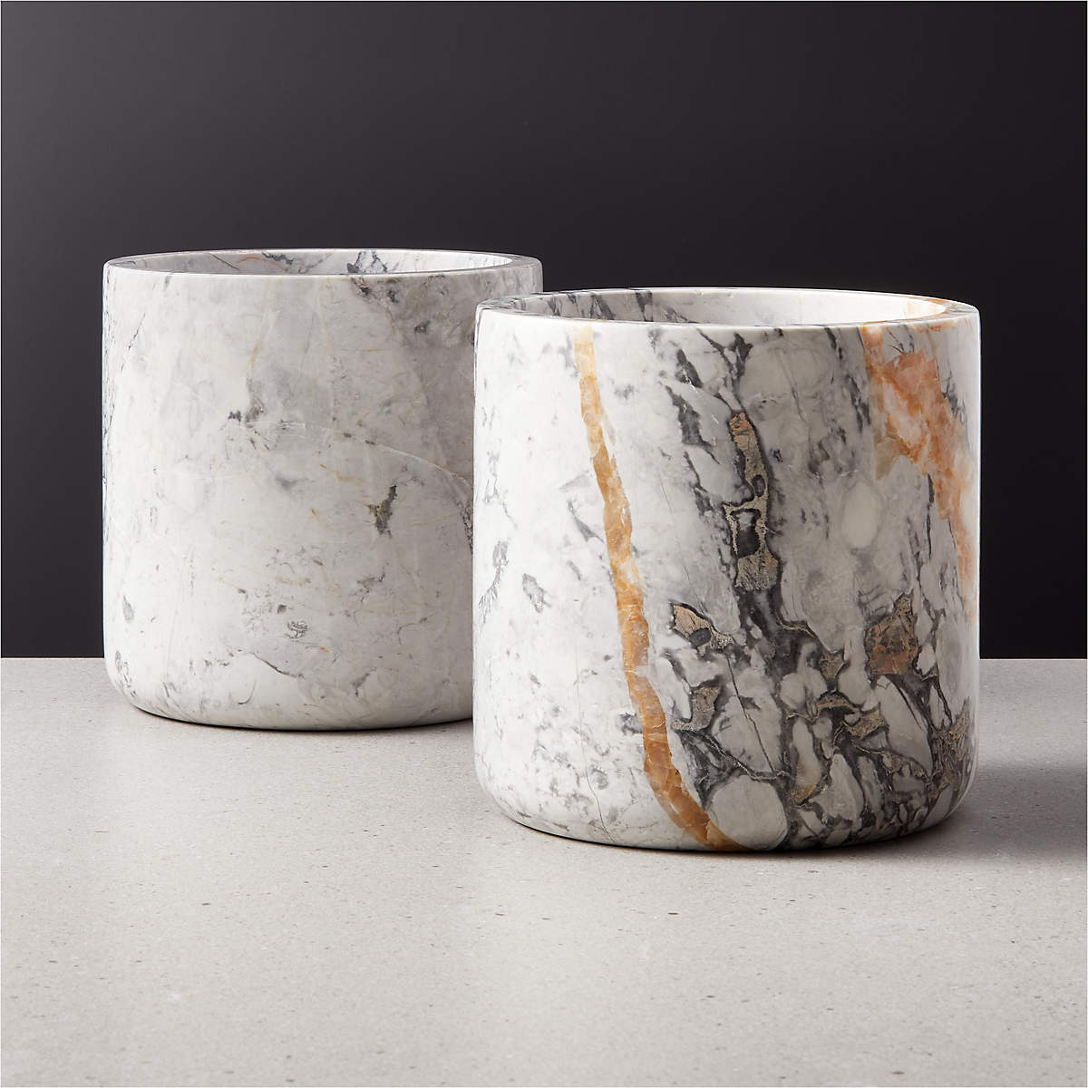 White Marble Planter thumbnail 5