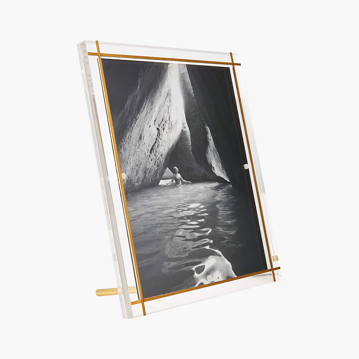Stella Brass Inlay Acrylic Photo Frame 5"X7" thumbnail 3