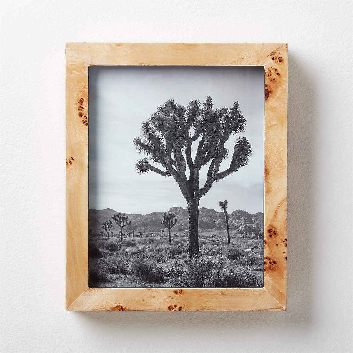Burl Wood Picture With Frame 8"X10" thumbnail 2