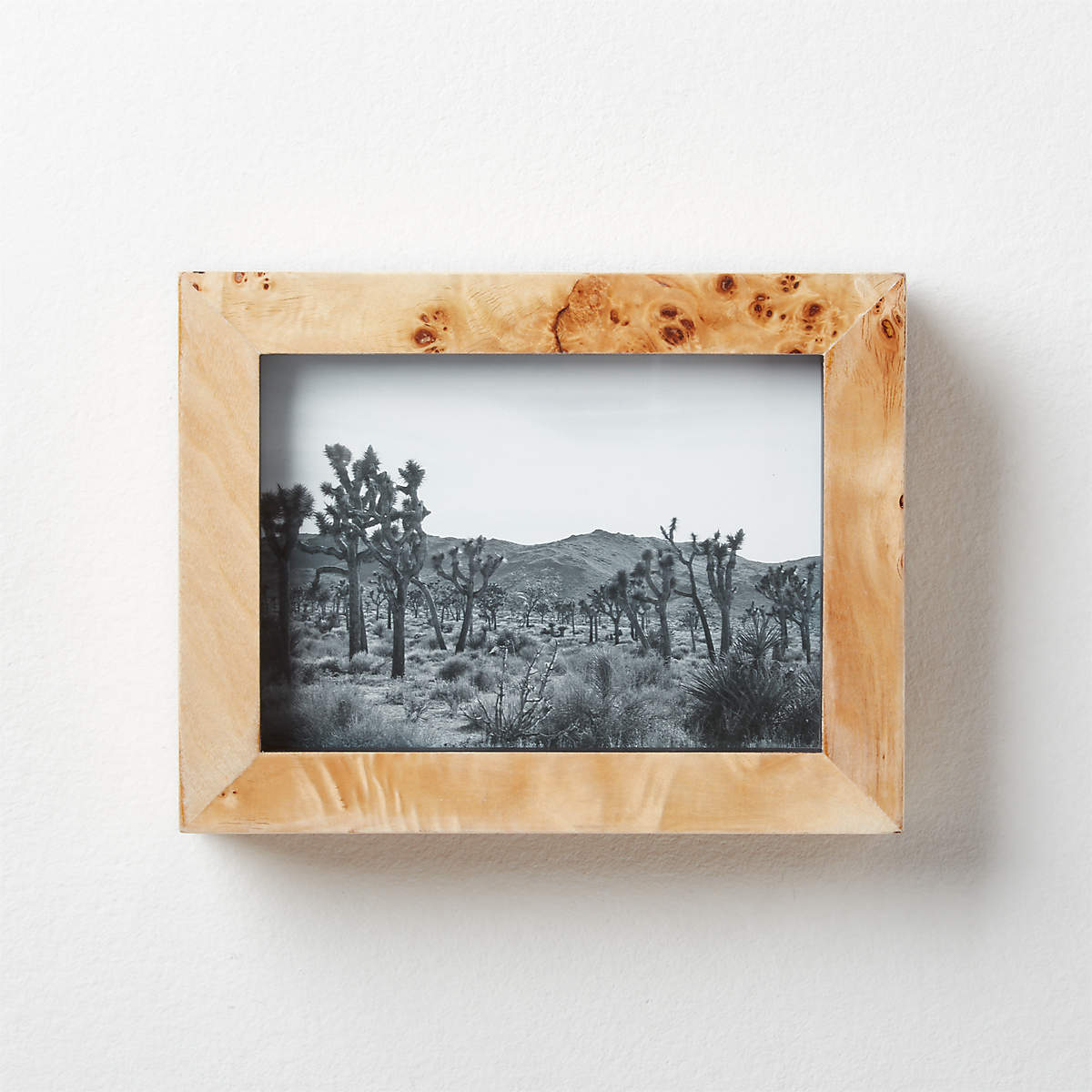 Burl Wood Picture With Frame 5"X7" thumbnail 2