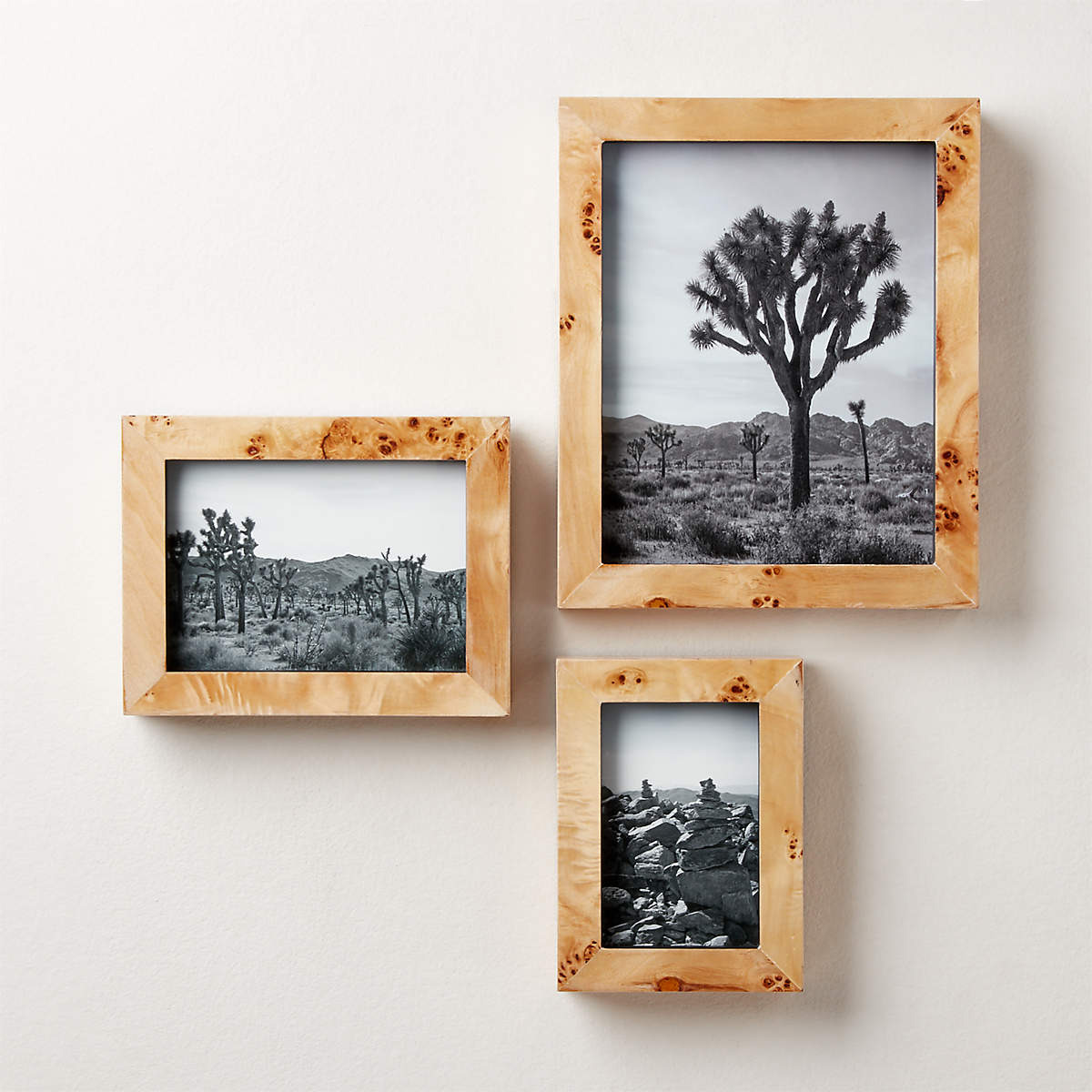 Burl Wood Picture Frame thumbnail 2
