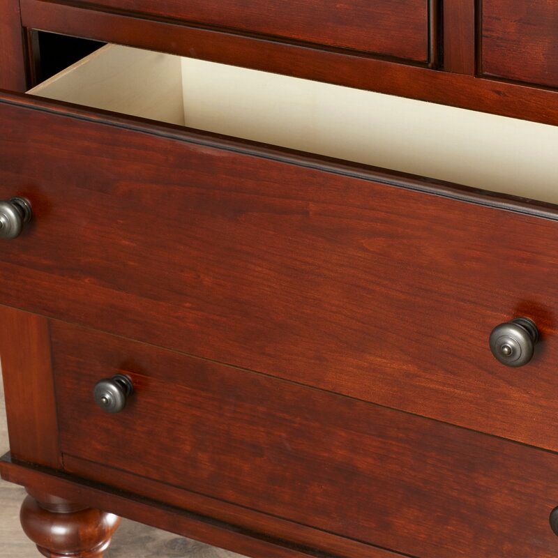 Verrett 7 Drawer Solid Wood Dresser thumbnail 4