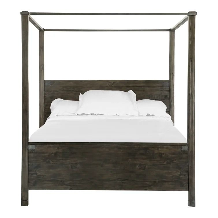 Fierro Solid Wood Canopy Queen Bed thumbnail 3