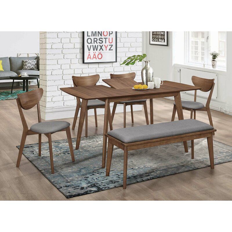 Fortunato Butterfly Leaf Dining Table thumbnail 6