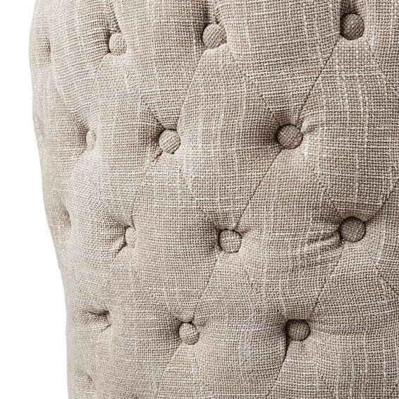 High Wingback Button Tufted Bar Stool thumbnail 3
