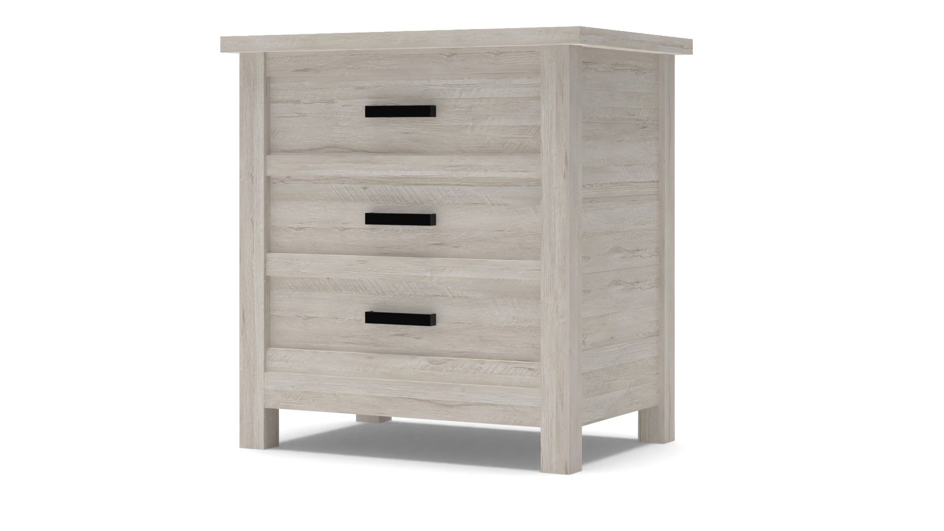 Romney 3 Drawer Nightstand thumbnail 2