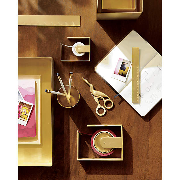 Solid Brass Studio Letter Tray thumbnail 4