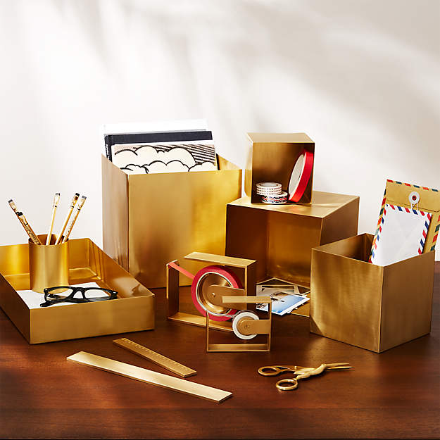 Solid Brass Studio Letter Tray thumbnail 5