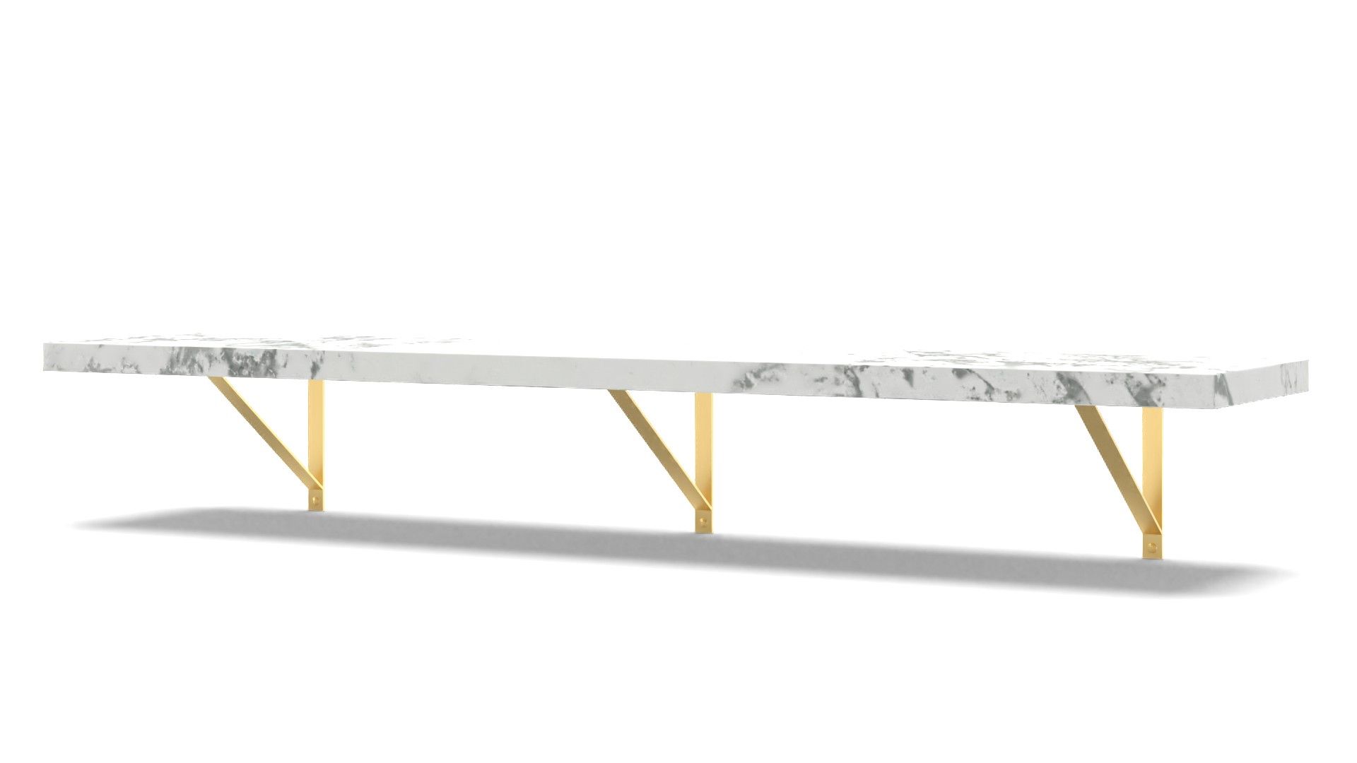 Marble Wall Mounted Shelf thumbnail 2