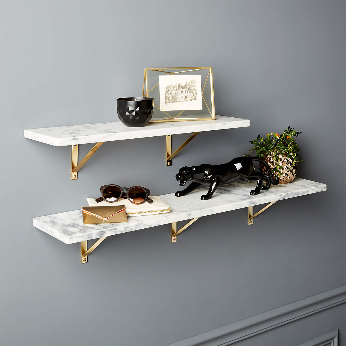 Marble Wall Mounted Shelf thumbnail 4