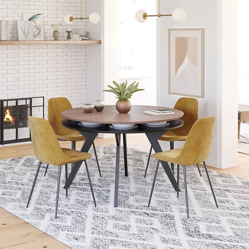 Kody Comfort+ Velvet Dining Chair (Set of 2) thumbnail 2