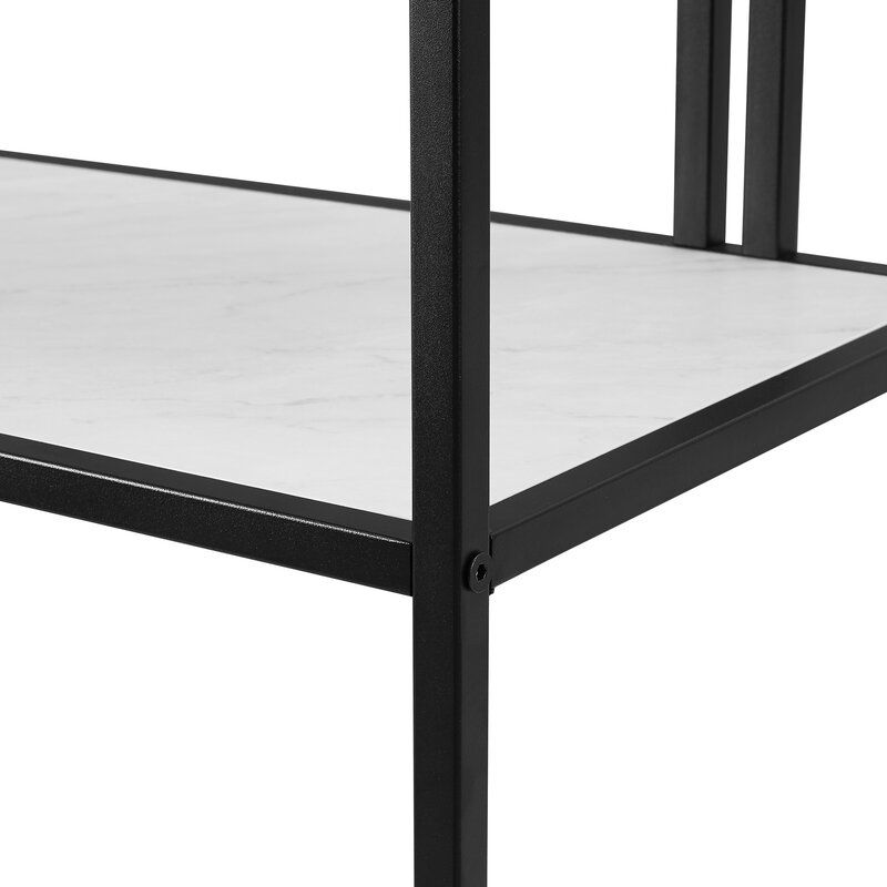 Helfer 68'' H x 30'' W Steel Geometric Bookcase thumbnail 6