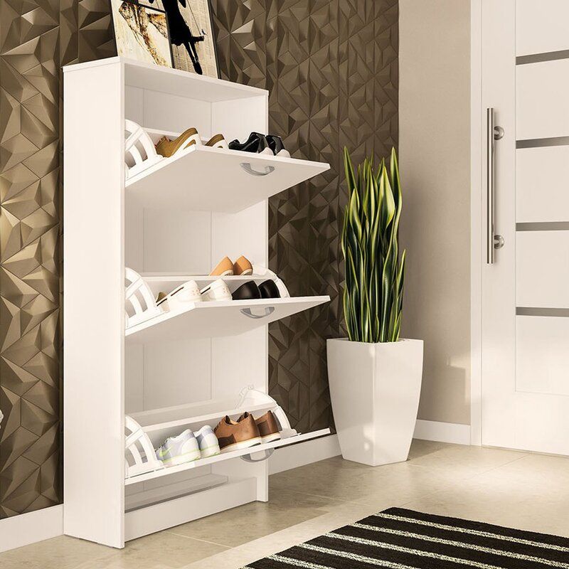 6 Pair Shoe Storage Cabinet thumbnail 4