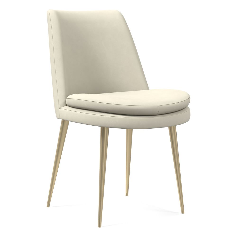 Finley Low Back Leather Dining Chair thumbnail 2