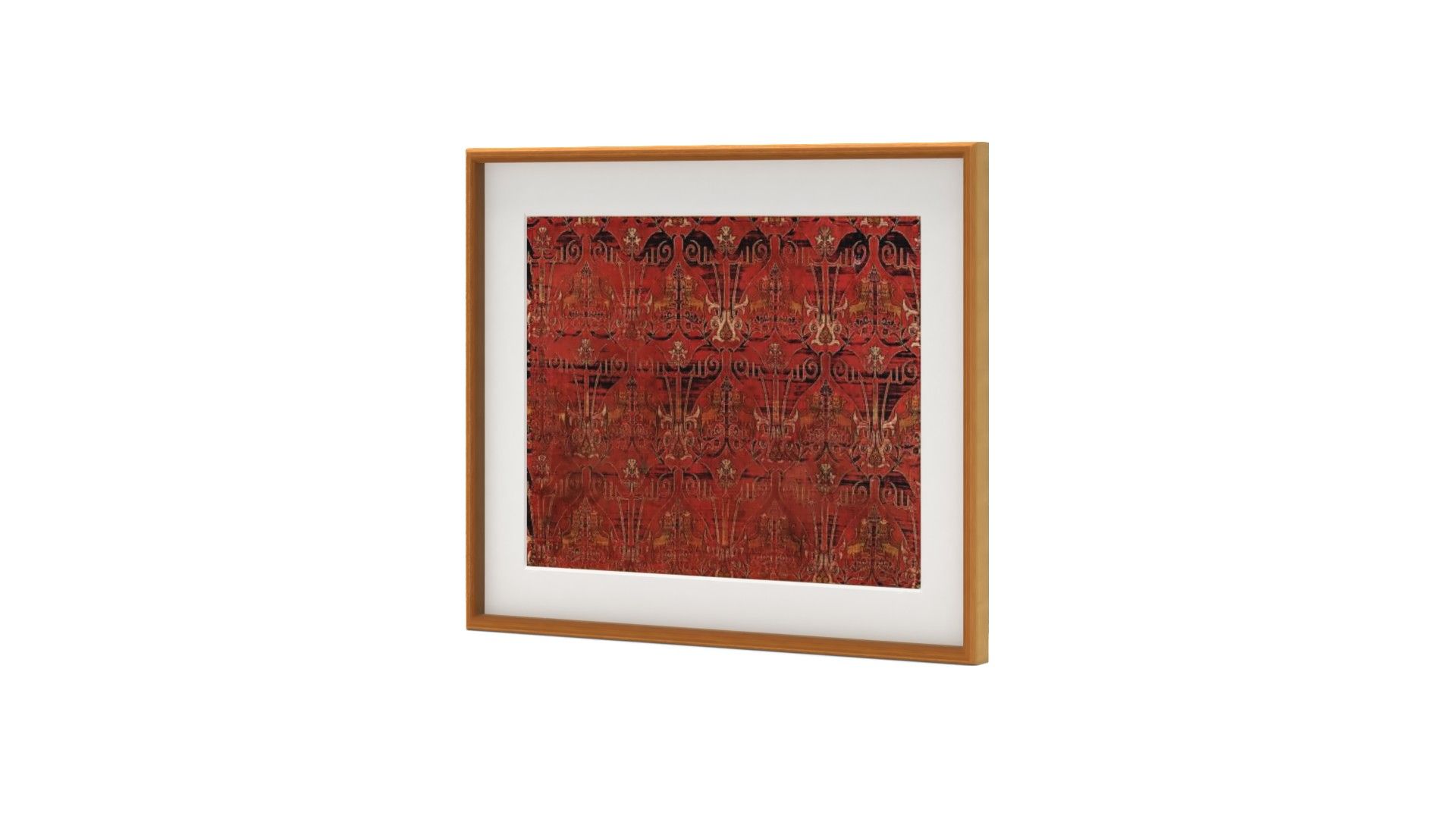 Marsala Textile Framed Paper Print  thumbnail 2