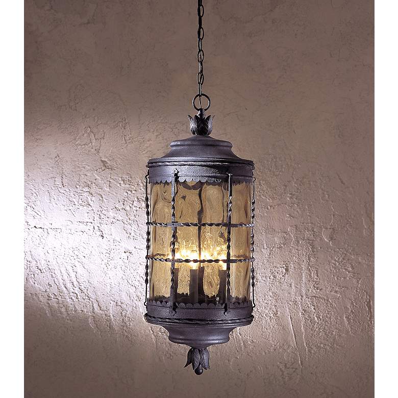 Mallorca Collection Outdoor Iron Hanging Fixture thumbnail 2
