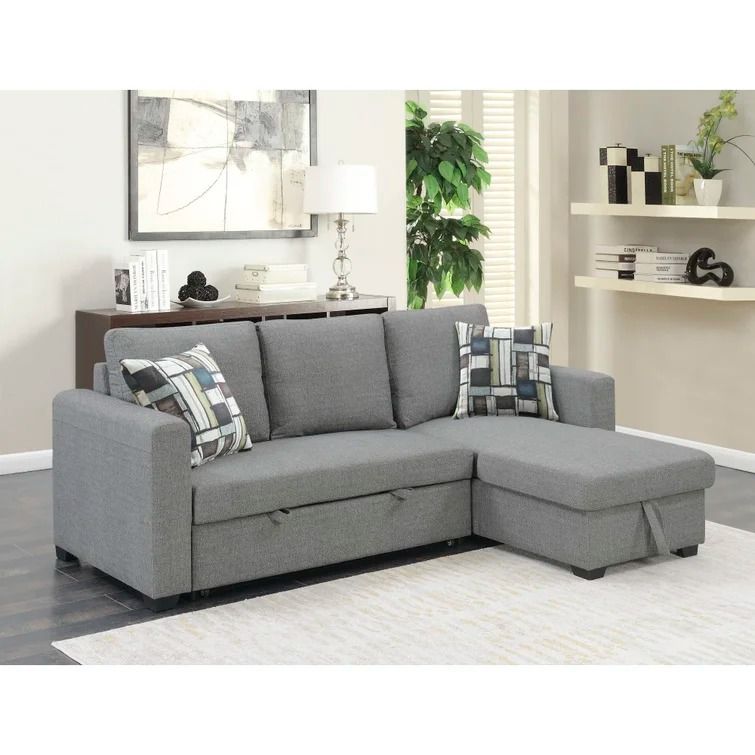 Hendrick Reversible Sleeper Sofa Chaise thumbnail 2