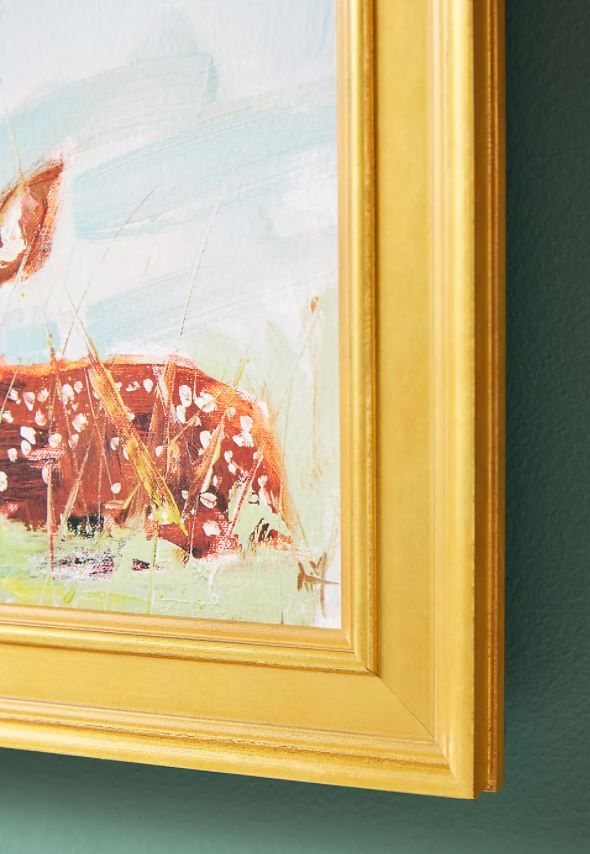 Baby Fawn Wall Art with Frame thumbnail 3
