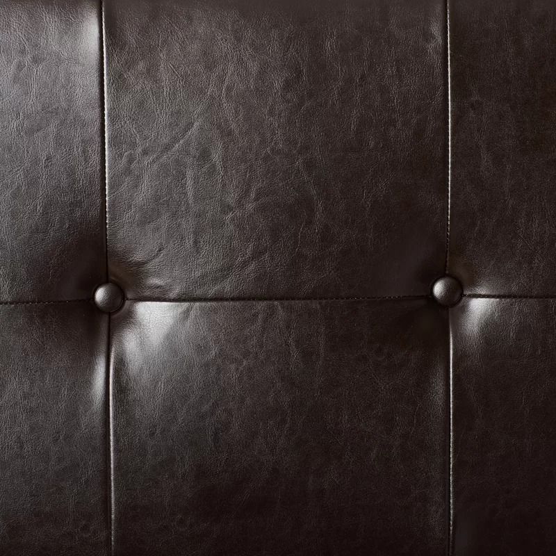 Alescia Faux Leather Flip top Storage Bench thumbnail 5