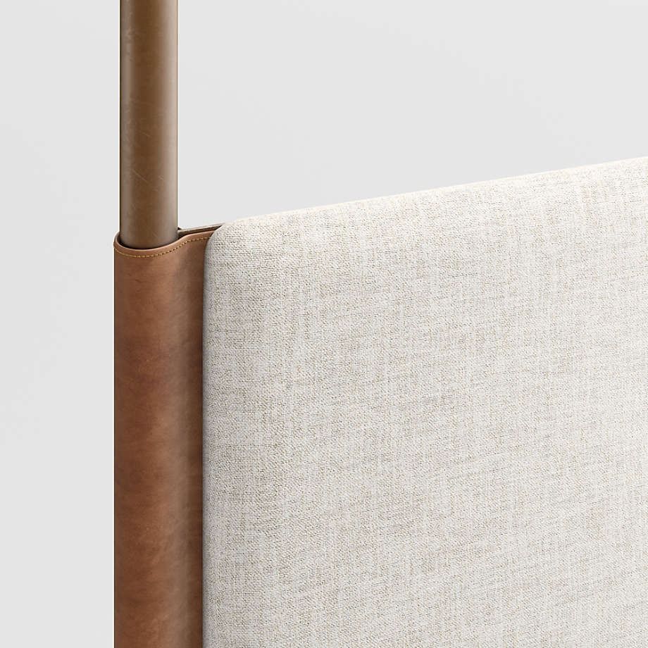 Gracia Queen Upholstered Canopy Bed thumbnail 5