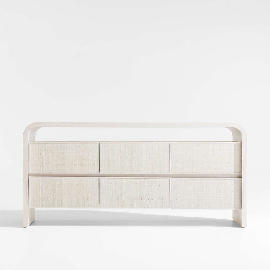 Rica Grasscloth 6-Drawer Dresser by Leanne Ford thumbnail 2