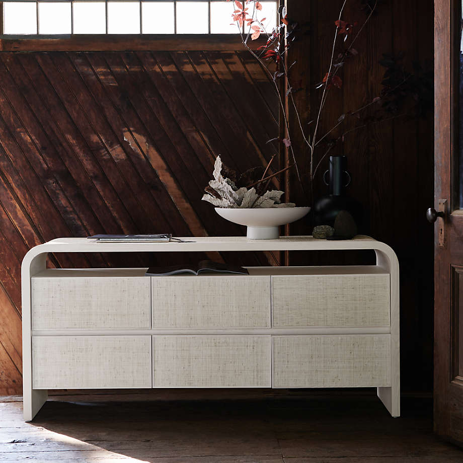 Rica Grasscloth 6-Drawer Dresser by Leanne Ford thumbnail 8