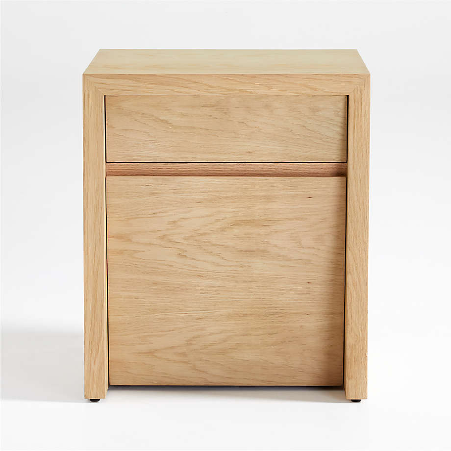 Vander Natural Wood Storage End Table thumbnail 2