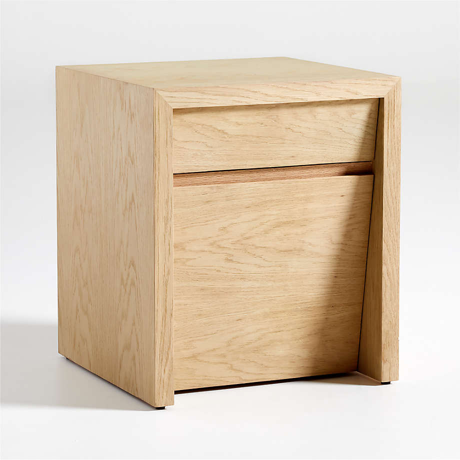 Vander Natural Wood Storage End Table thumbnail 3