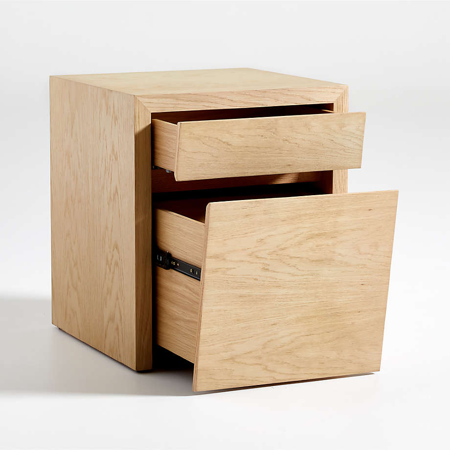 Vander Natural Wood Storage End Table thumbnail 5