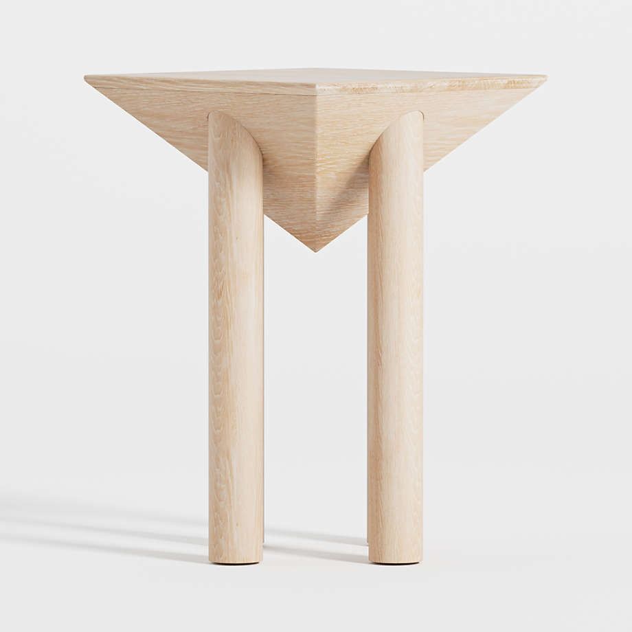 Flora Wood Square End Table thumbnail 4