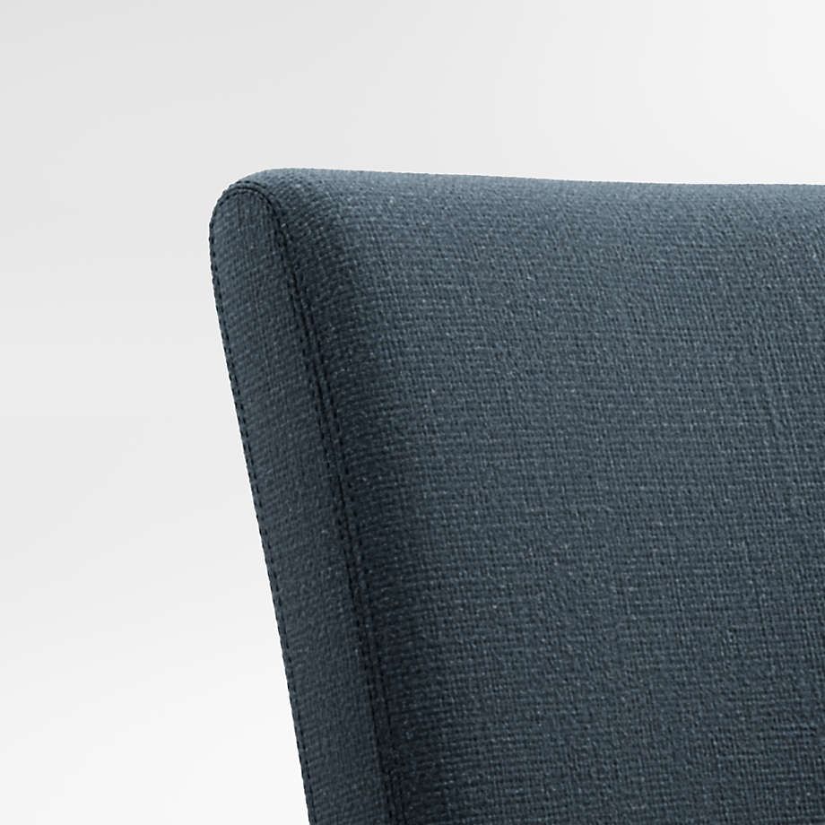 Lowe Navy Upholstered Dining Chair thumbnail 4