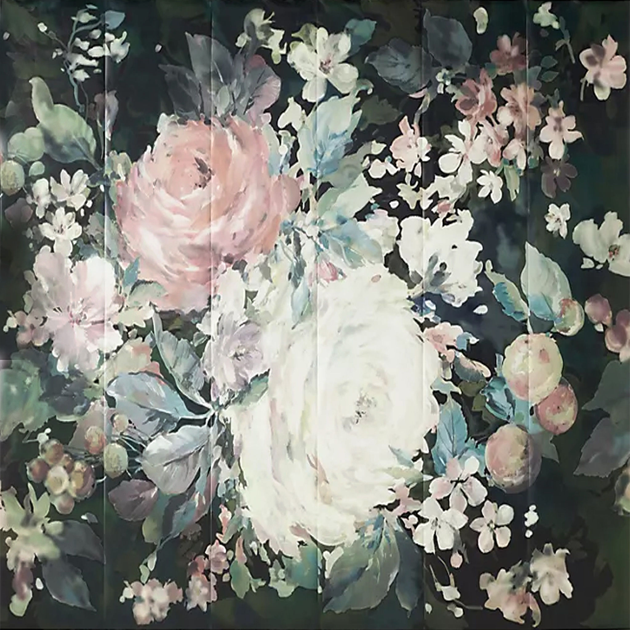 Impressionist Floral Mural thumbnail 4