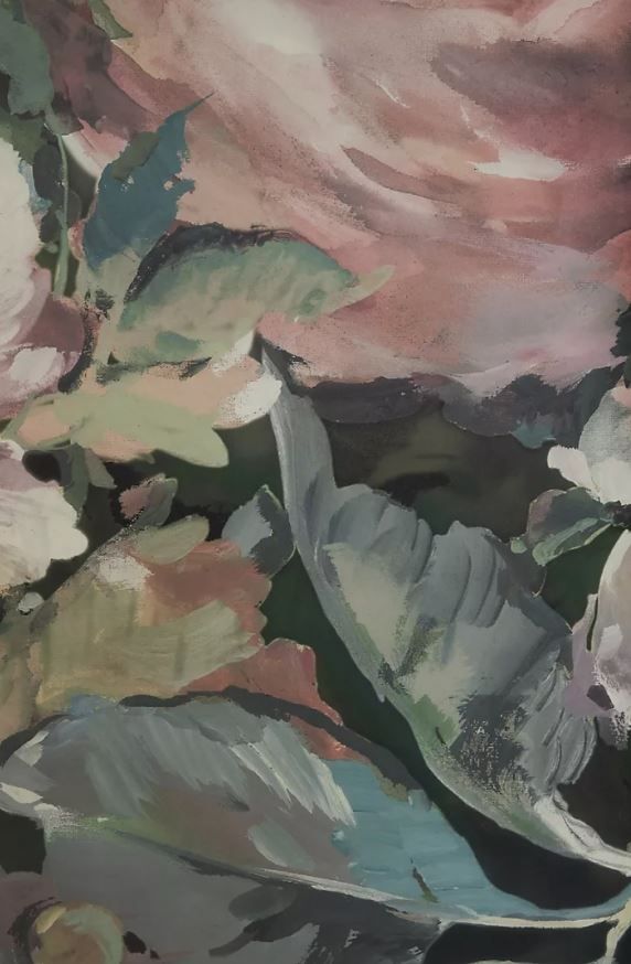Impressionist Floral Mural thumbnail 2