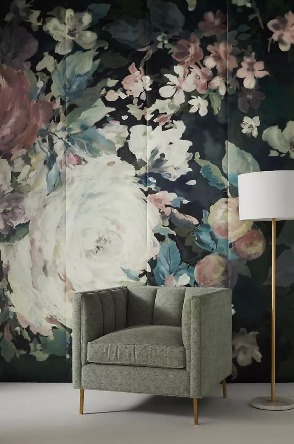 Impressionist Floral Mural thumbnail 3
