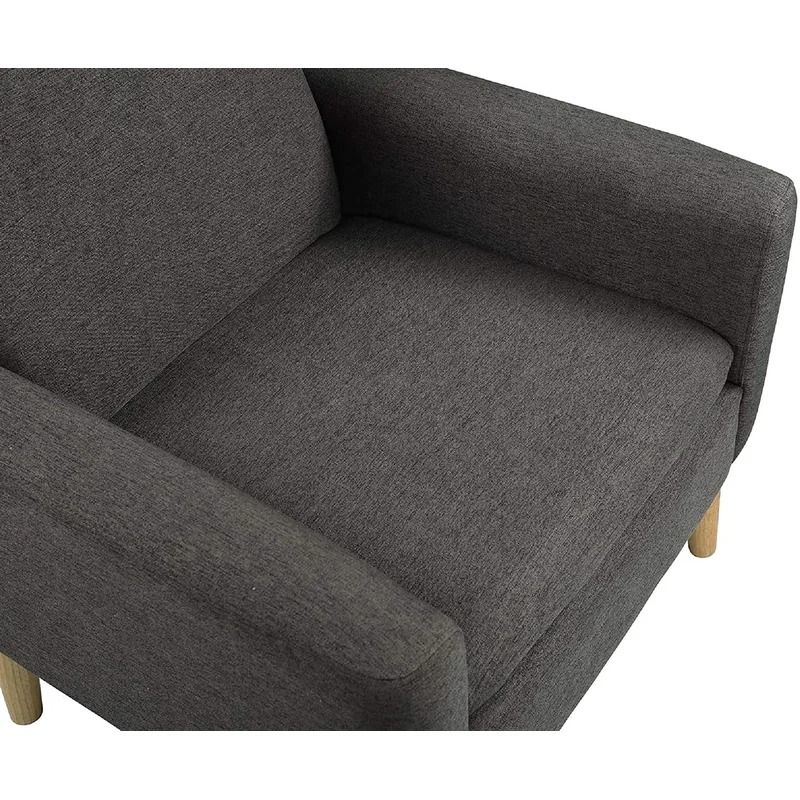 Biggerstaff Wide Linen Armchair thumbnail 5