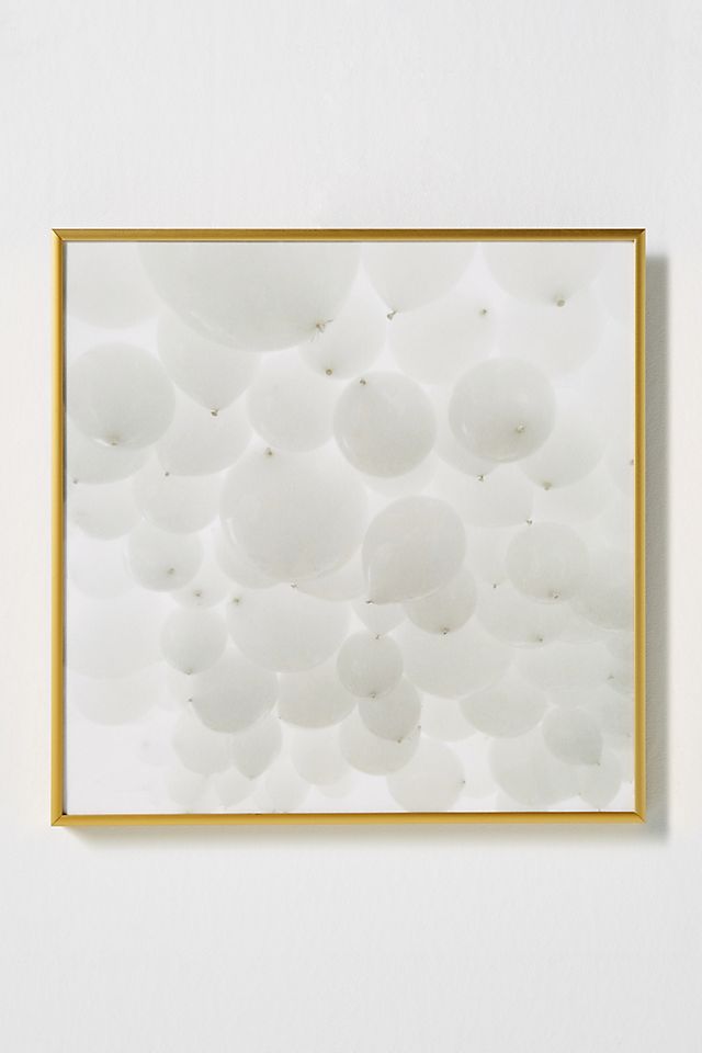 All White Wall Art With Frame thumbnail 2