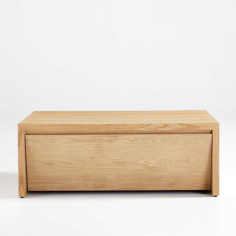 Vander Natural Wood Storage Coffee Table thumbnail 3