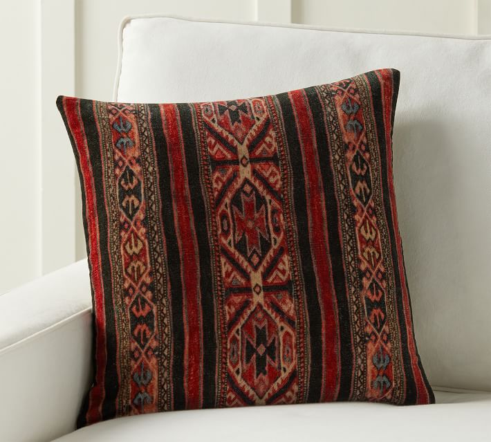 Emersyn Printed Velvet Pillow  thumbnail 2