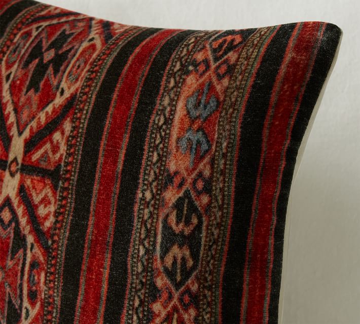 Emersyn Printed Velvet Pillow  thumbnail 3